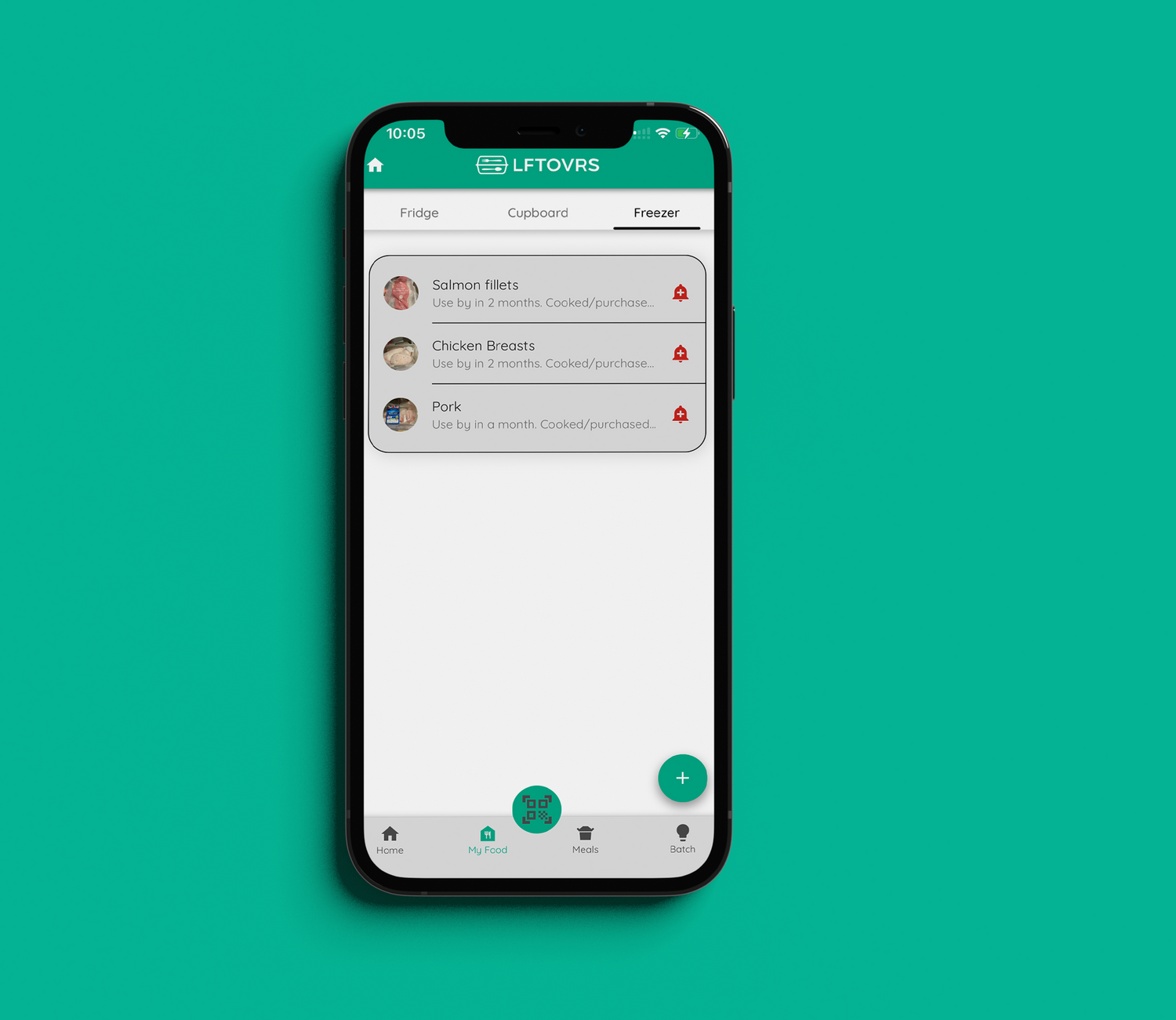 LftOvrs premium section of the mobile app
