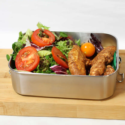 salad with chicken in 1600ml premium stainless steel lunch box