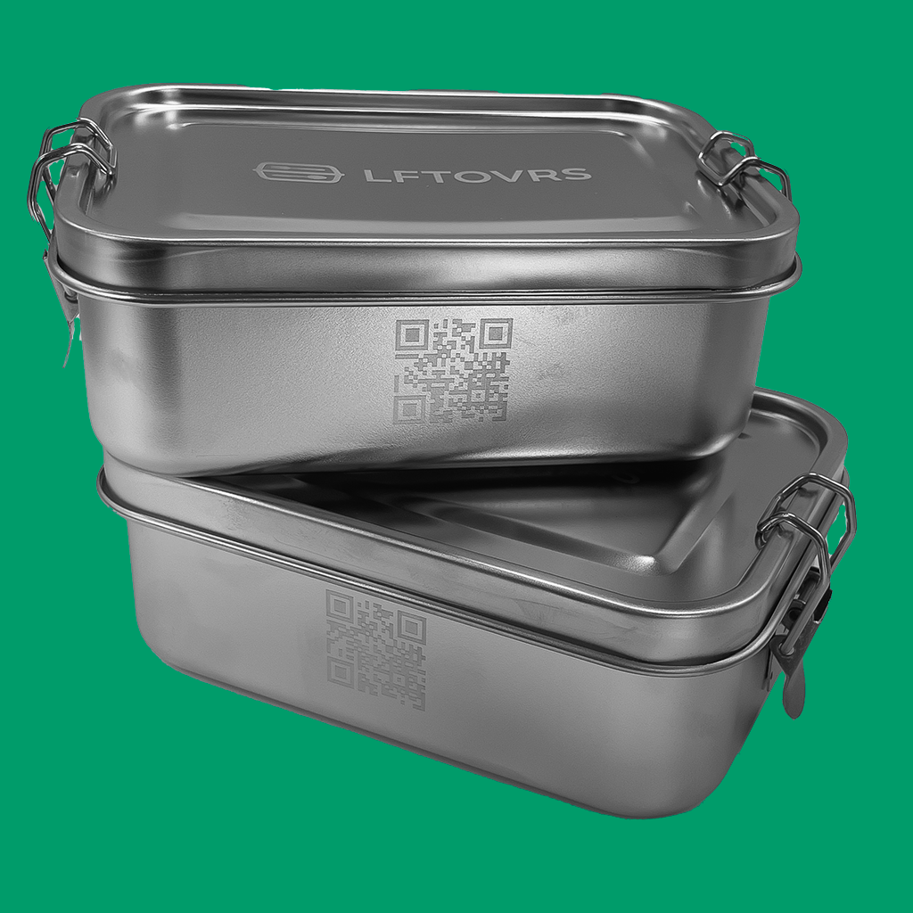 Starter Pack - 5 x 850ml Stainless Steel Lunchboxes with Dividers – LftOvrs