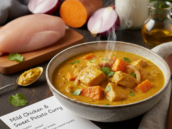 Mild Chicken & Sweet Potato Curry