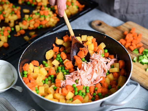 Salmon & Veg Flake Bake