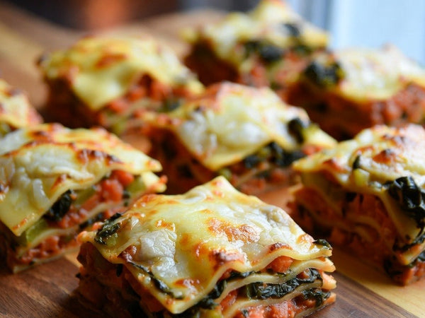 Vegetarian Lasagne Snack Squares