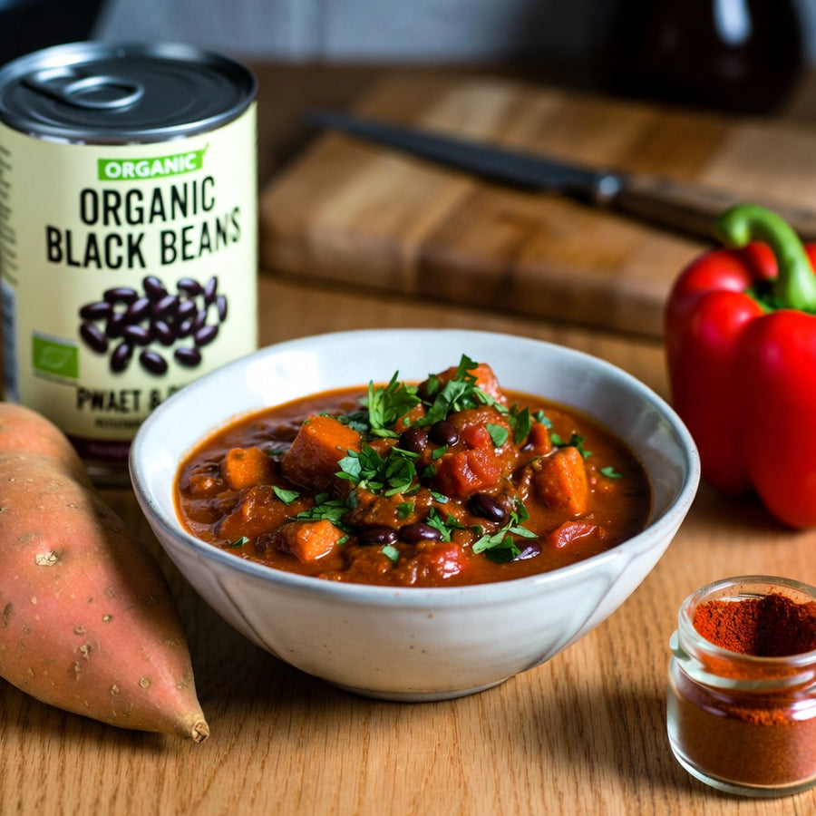 Sweet Potato & Black Bean Chilli