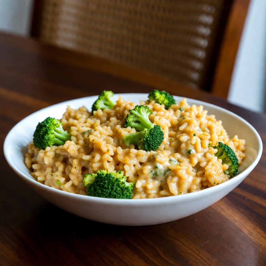 Organic vegetables and grains prepped for toddler meals