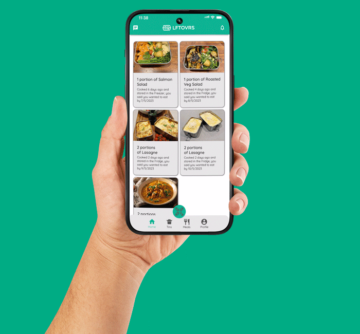 Lft Ovrs Mobile App - view your meal prepped meals