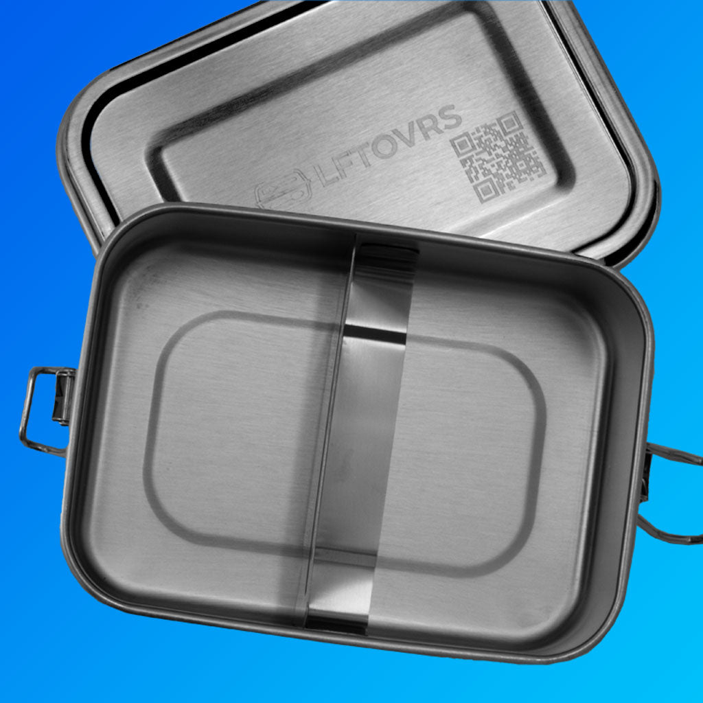 Starter Pack - 5 x 850ml Stainless Steel Lunchboxes with Dividers